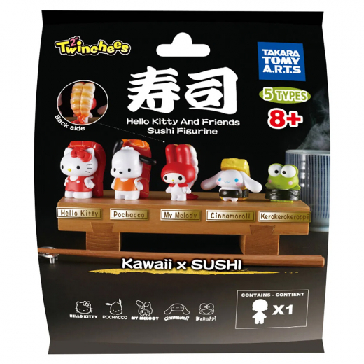 Twinchees Hello Kitty & Friends Sushi Figs Blindbag i gruppen LEGETØJ / Collectibles hos Spelexperten (314-802606)