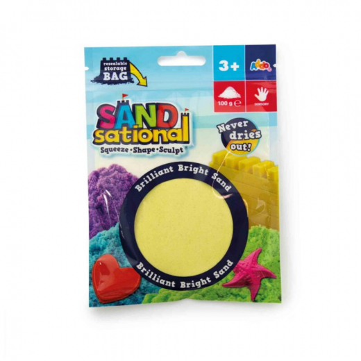 Sandsational Gult Sand - 100 g i gruppen  hos Spelexperten (318221)