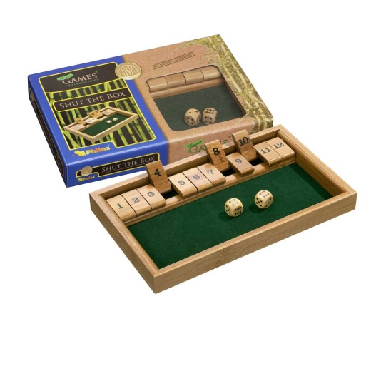 Shut The Box, 12er, bamboo i gruppen SELSKABSSPIL / Klassiske hos Spelexperten (3271)