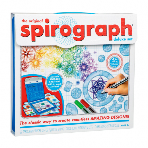 Spirograph - Deluxe Set i gruppen LEGETØJ / Skab & mal hos Spelexperten (33002150)