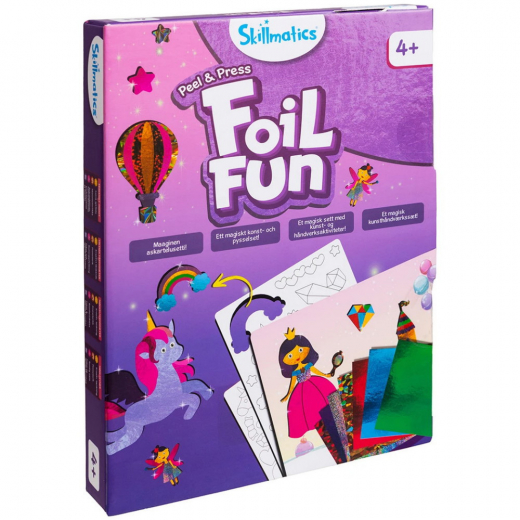 Foil Fun - Enhjørning Og Prinsesse i gruppen LEGETØJ / Skab & mal / Skillmatics hos Spelexperten (33002261)