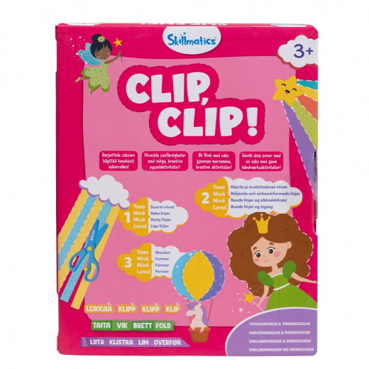 Clip Clip - Yksisarviset i gruppen LEGETØJ / Skab & mal / Skillmatics hos Spelexperten (33002268)