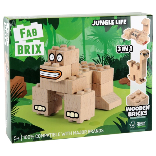 Fabbrix Jungle 20 Dele i gruppen LEGETØJ / Byggeklodser / Fabbrix hos Spelexperten (33011801)