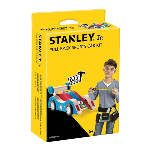 Stanley Jr DIY - Pull Back Racerbil i gruppen LEGETØJ / Skab & mal hos Spelexperten (33090036)
