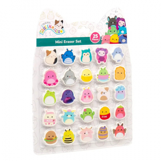 Squishmallows Mini Viskelæder Sæt 25 Dele i gruppen LEGETØJ / Skab & mal / Skriv og Tegn hos Spelexperten (333-231675)