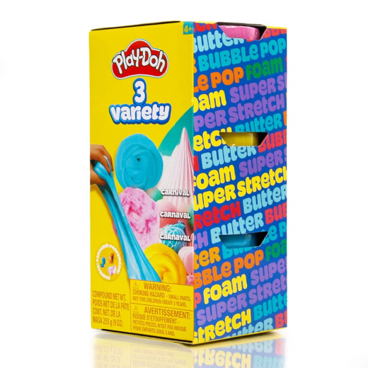 Play-Doh 3 Variety Carnival i gruppen LEGETØJ / Play-Doh hos Spelexperten (334-232827)
