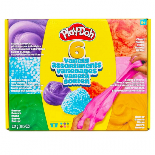 Play-Doh Multi Variety Box 6 Pack i gruppen LEGETØJ / Play-Doh hos Spelexperten (334-233954)