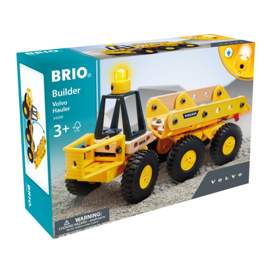 Brio Builder - Volvo Dumper i gruppen LEGETØJ / Byggeklodser / Brio Builder System hos Spelexperten (34599)