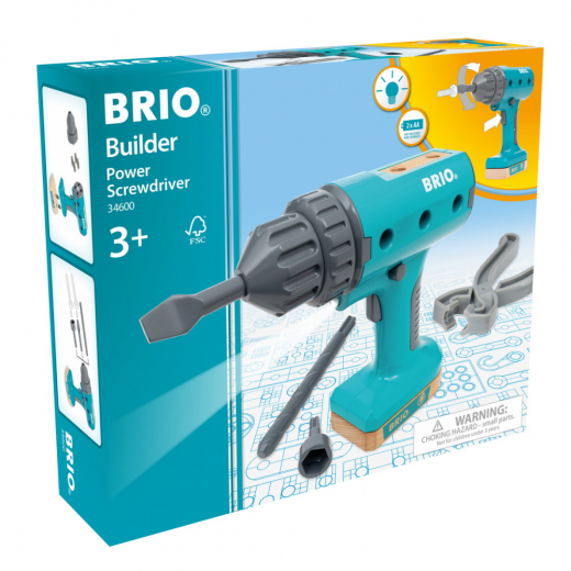 Brio Builder - Batteridrevet skruetrækker i gruppen LEGETØJ / Byggeklodser / Brio Builder System hos Spelexperten (34600)