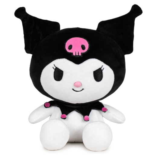 Kuromi Plysdyr Sort 25 cm i gruppen LEGETØJ / Tøjdyr hos Spelexperten (35026062)