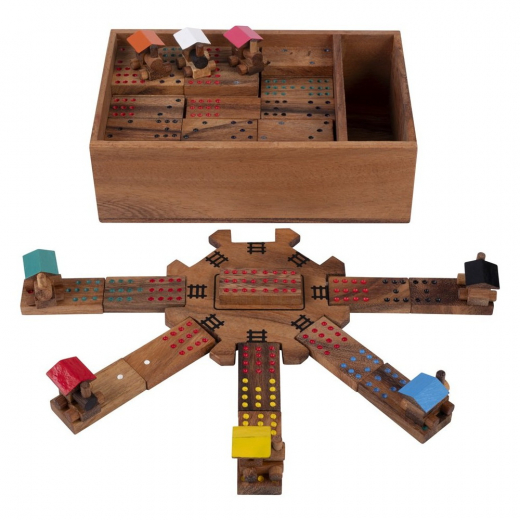 Mexican Train Dominoes (EN) i gruppen SELSKABSSPIL / Familiespil hos Spelexperten (350373)