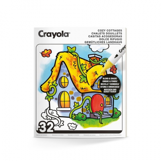 Crayola Malebog Cozy Cottage i gruppen LEGETØJ / Skab & mal / Crayola hos Spelexperten (358-047065)