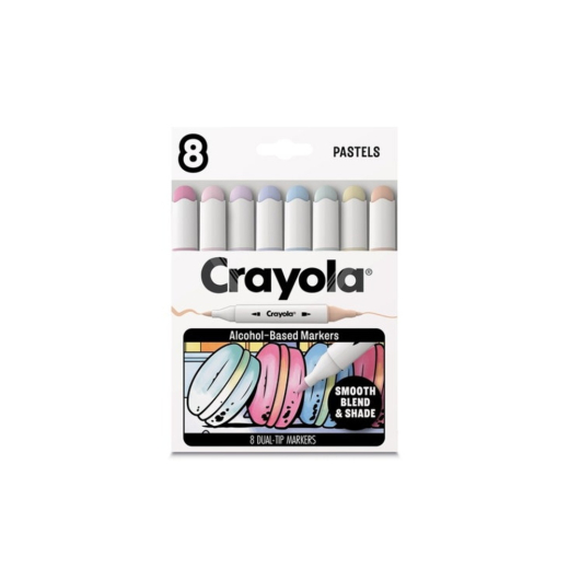 Crayola Tuschpen Pastel 8 stk i gruppen LEGETØJ / Skab & mal / Crayola hos Spelexperten (358-586807)