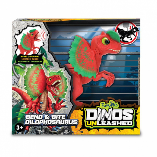 Dinos Unleashed Bend & Bite Dilophosaurus i gruppen LEGETØJ / Figurer og legesæt / Dinos Unleashed hos Spelexperten (36023014)