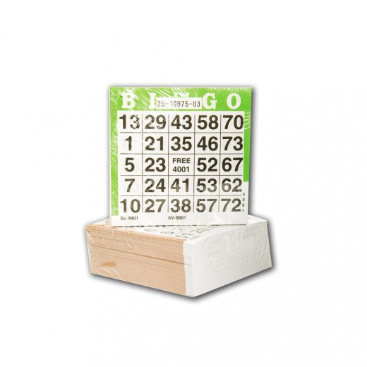 Bingo kort single 500-pack i gruppen SELSKABSSPIL / Bingo hos Spelexperten (360601)