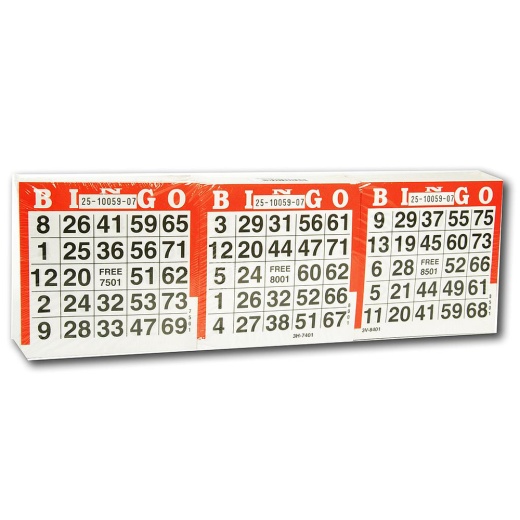 Bingo kort single 1500-pack i gruppen SELSKABSSPIL / Bingo hos Spelexperten (360602)