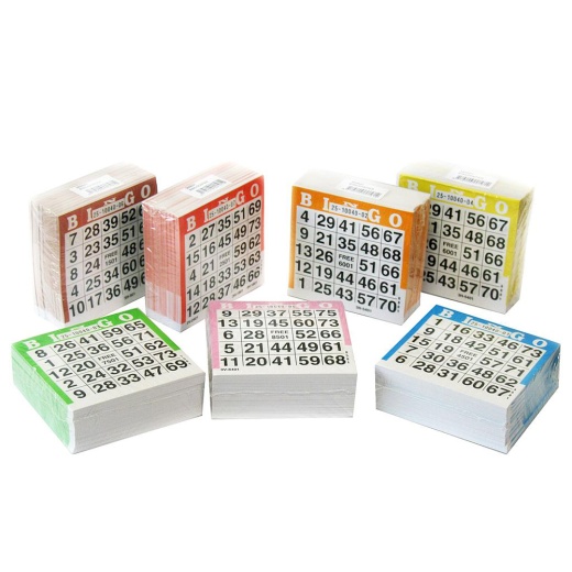 Bingo kort single 10500-pack i gruppen SELSKABSSPIL / Bingo hos Spelexperten (360603)