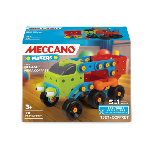 Meccano Makers 5-in-1 Mega Set i gruppen LEGETØJ / Byggeklodser hos Spelexperten (37000116)