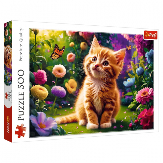Trefl Cute Kitty 500 Brikker i gruppen PUSLESPIL / < 750 brikker hos Spelexperten (37525)