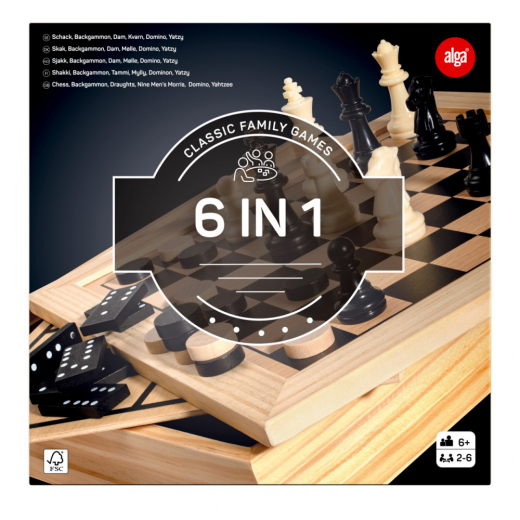 Alga 6 in 1 Spel i gruppen SELSKABSSPIL hos Spelexperten (38018540)