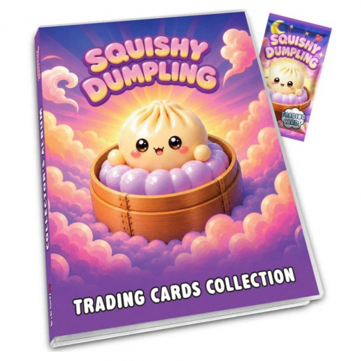 Squishy Dumplings Samlerkort - Collector's Album i gruppen LEGETØJ / Collectibles hos Spelexperten (384-0002)