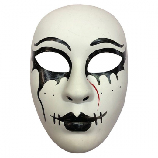 Pierrotmask i gruppen LEGETØJ / Maskerade / Halloween / Masker hos Spelexperten (39-00026-6)