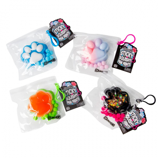 Scrunchems Sticky Squishy Paw Print 1 pakke i gruppen LEGETØJ / Fidgets hos Spelexperten (39009)