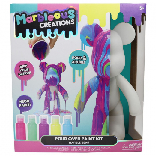 Marble Bear Neon i gruppen LEGETØJ / Skab & mal hos Spelexperten (39925044)