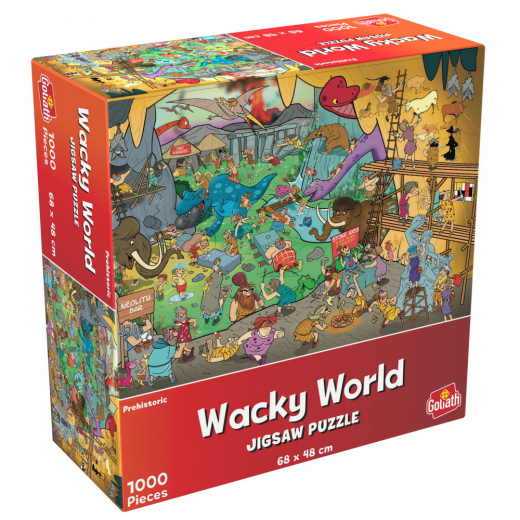 Wacky World: Prehistoric 1000 Brikker i gruppen PUSLESPIL / 1000 brikker hos Spelexperten (40023041)