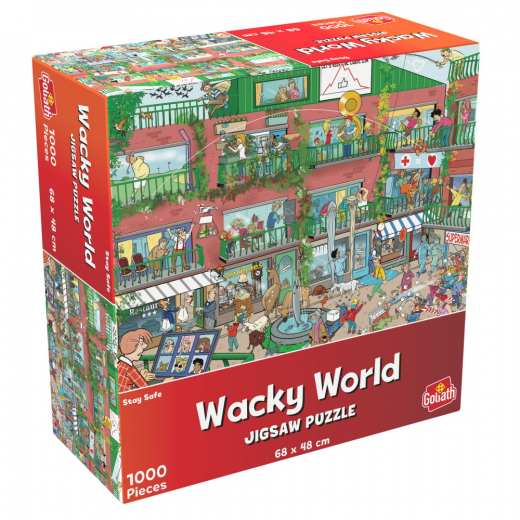 Wacky World: Stay Safe 1000 Brikker i gruppen PUSLESPIL / 1000 brikker hos Spelexperten (40023042)