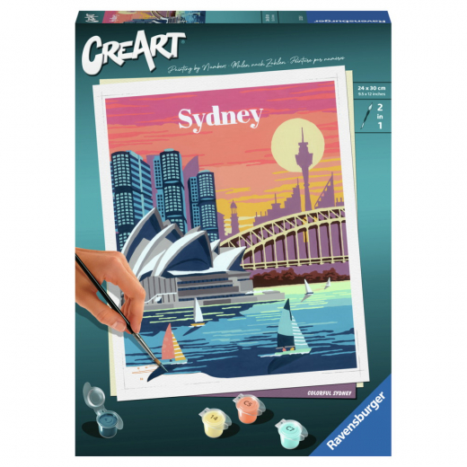 CreArt Colorful Sydney i gruppen LEGETØJ / Skab & mal hos Spelexperten (4005556236466)