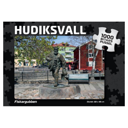 Puslespil: Hudiksvall Fiskargubben 1000 Brikker i gruppen PUSLESPIL / 1000 brikker hos Spelexperten (4006)