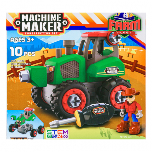 Machine Maker Farm Fleet - Traktor i gruppen LEGETØJ / Legetøjskøretøjer hos Spelexperten (40071)