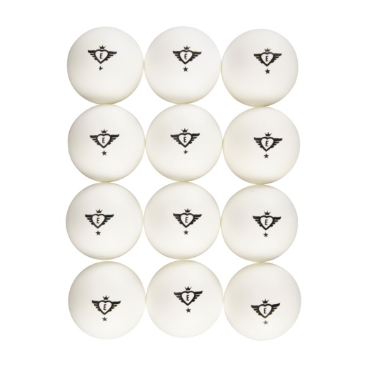 Angel Sports 12-pack 1 Star bolde hvid i gruppen SPILLEBORD / Bordtennis / Tilbehør hos Spelexperten (40103)