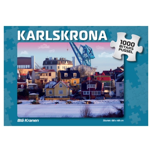 Puslespil: Karlskrona Blå Kranen 1000 Brikker i gruppen PUSLESPIL / 1000 brikker hos Spelexperten (4015)