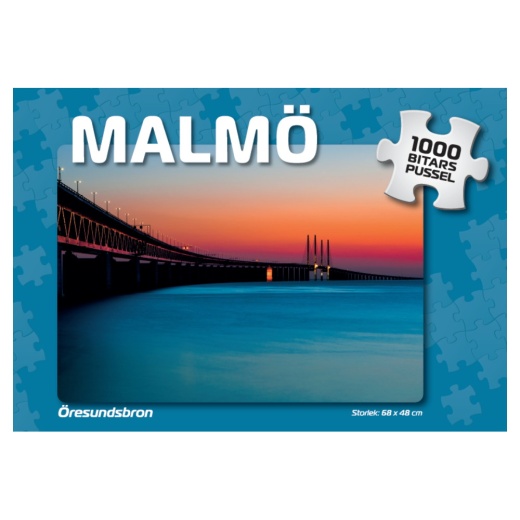 Puslespil: Malmö Öresundsbron 1000 Brikker i gruppen PUSLESPIL / 1000 brikker hos Spelexperten (4028)