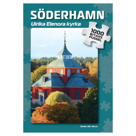 Puslespil: Söderhamn Ulrika Elenora Kyrka 1000 Brikker i gruppen PUSLESPIL / 1000 brikker hos Spelexperten (4032)