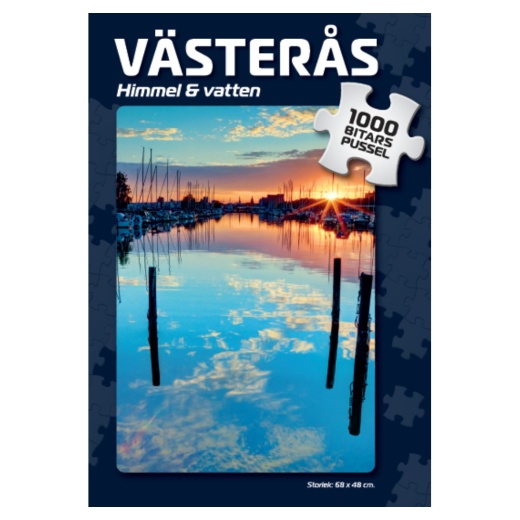 Puslespil: Västerås Himmel & Vatten 1000 Brikker i gruppen PUSLESPIL / 1000 brikker hos Spelexperten (4033)