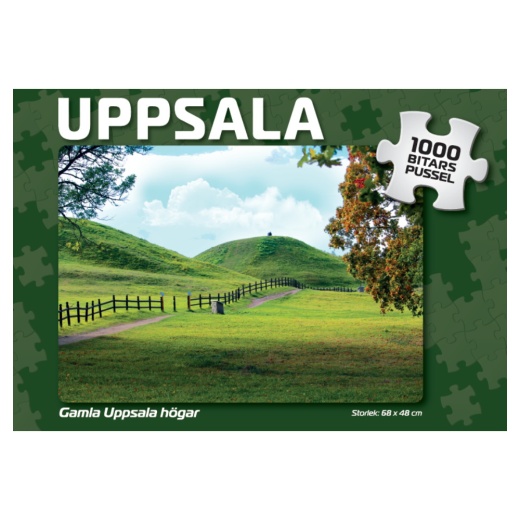 Puslespil: Gamla Uppsala högar 1000 Brikker i gruppen PUSLESPIL / 1000 brikker hos Spelexperten (4039)