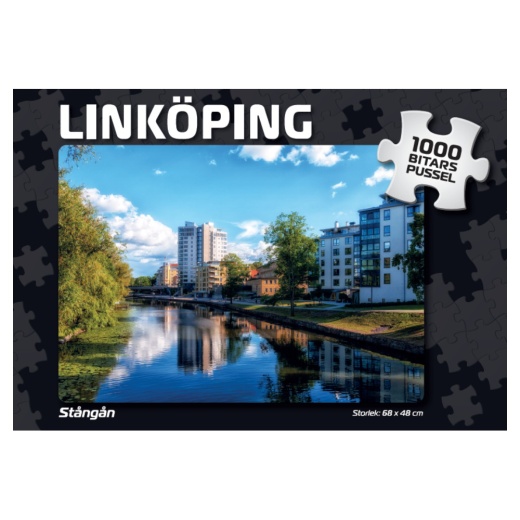 Puslespil: Linköping Stångån 1000 Brikker i gruppen PUSLESPIL / 1000 brikker hos Spelexperten (4051)