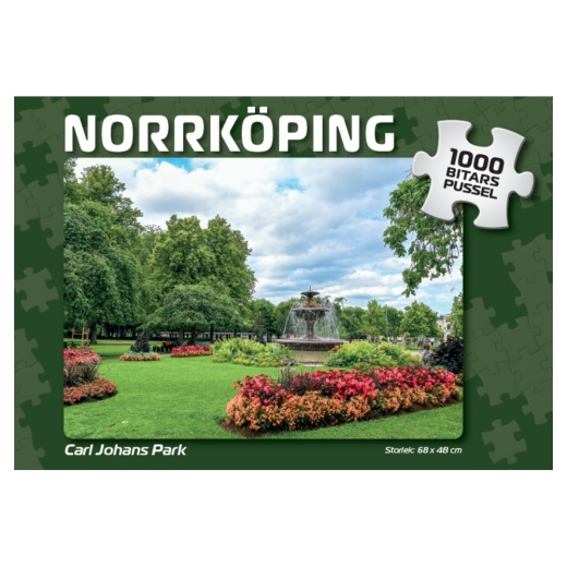 Puslespil: Norrköping Carl Johans Park 1000 Brikker i gruppen PUSLESPIL / 1000 brikker hos Spelexperten (4052)