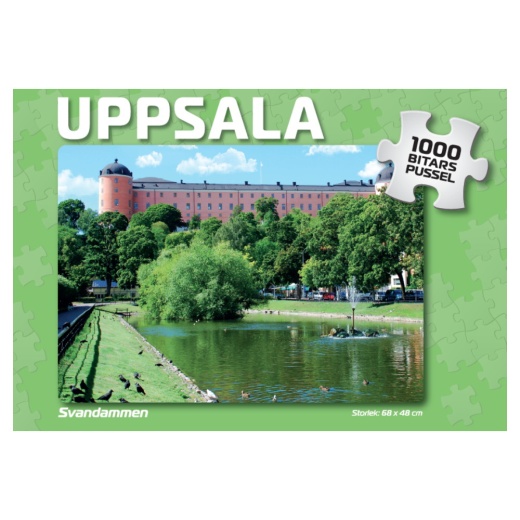 Puslespil: Uppsala Svandammen 1000 Brikker i gruppen PUSLESPIL / 1000 brikker hos Spelexperten (4071)