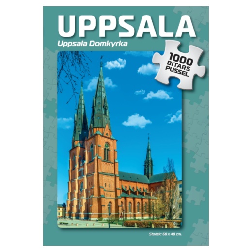 Puslespil: Uppsala Domkyrkan 1000 Brikker i gruppen PUSLESPIL / 1000 brikker hos Spelexperten (4074)