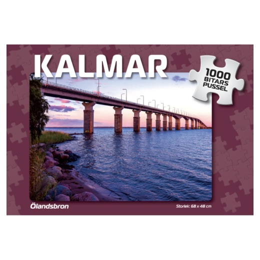 Puslespil: Kalmar Ölandsbron 1000 Brikker i gruppen PUSLESPIL / 1000 brikker hos Spelexperten (4075)