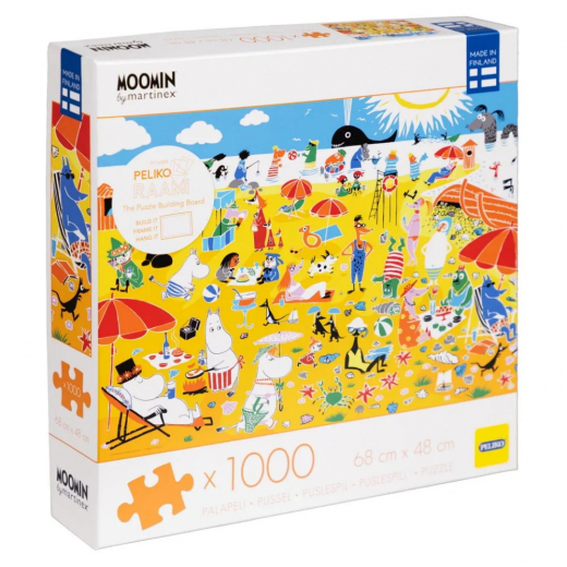 Peliko: Mumin Strand på Rivieraen 1000 Brikker i gruppen PUSLESPIL / 1000 brikker hos Spelexperten (40855757)