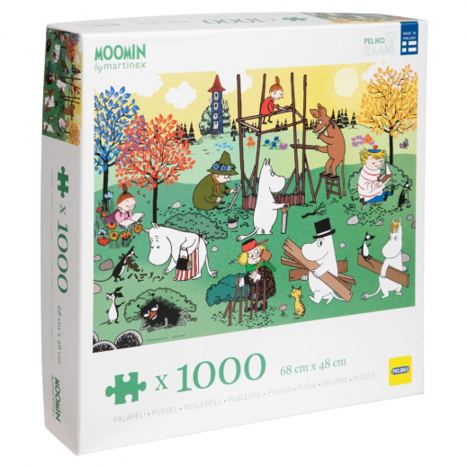 Peliko Pussel - Mumin Flitiga 1000 Bitar i gruppen PUSLESPIL / 1000 brikker hos Spelexperten (40860799)