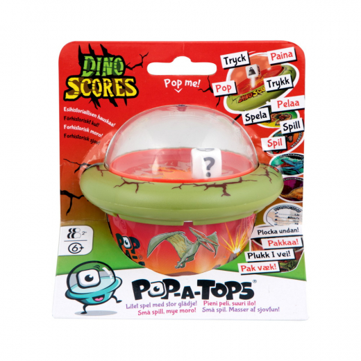 Pop-a-Tops Dino Scores i gruppen SELSKABSSPIL / Familiespil hos Spelexperten (40862533)