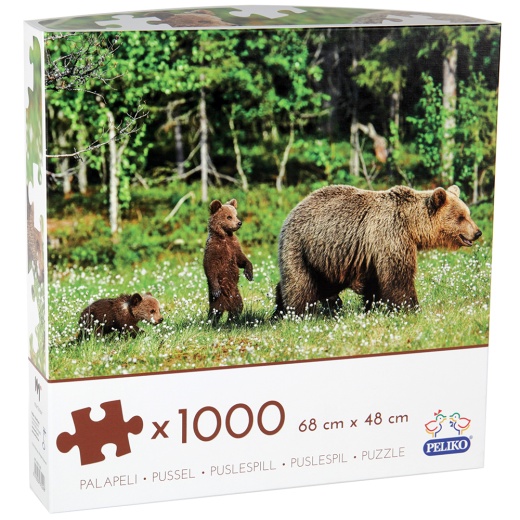 Peliko Bears 1000 Brikker i gruppen PUSLESPIL / 1000 brikker hos Spelexperten (40870248)