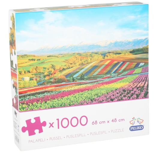 Peliko Blomstermarkerne 1000 Brikker i gruppen PUSLESPIL / 1000 brikker hos Spelexperten (40870491-003)