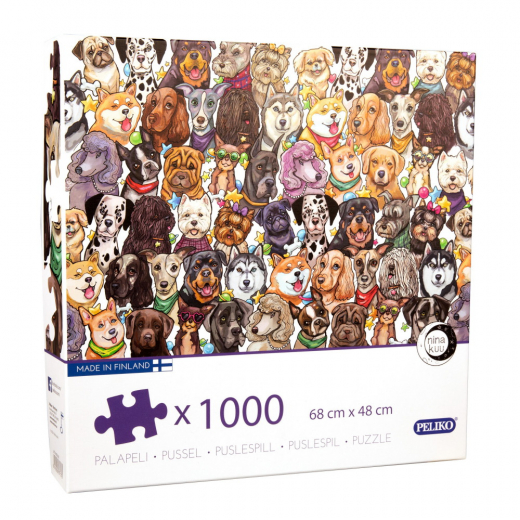 Peliko Hunde 1000 Brikker i gruppen PUSLESPIL / 1000 brikker hos Spelexperten (40870601)